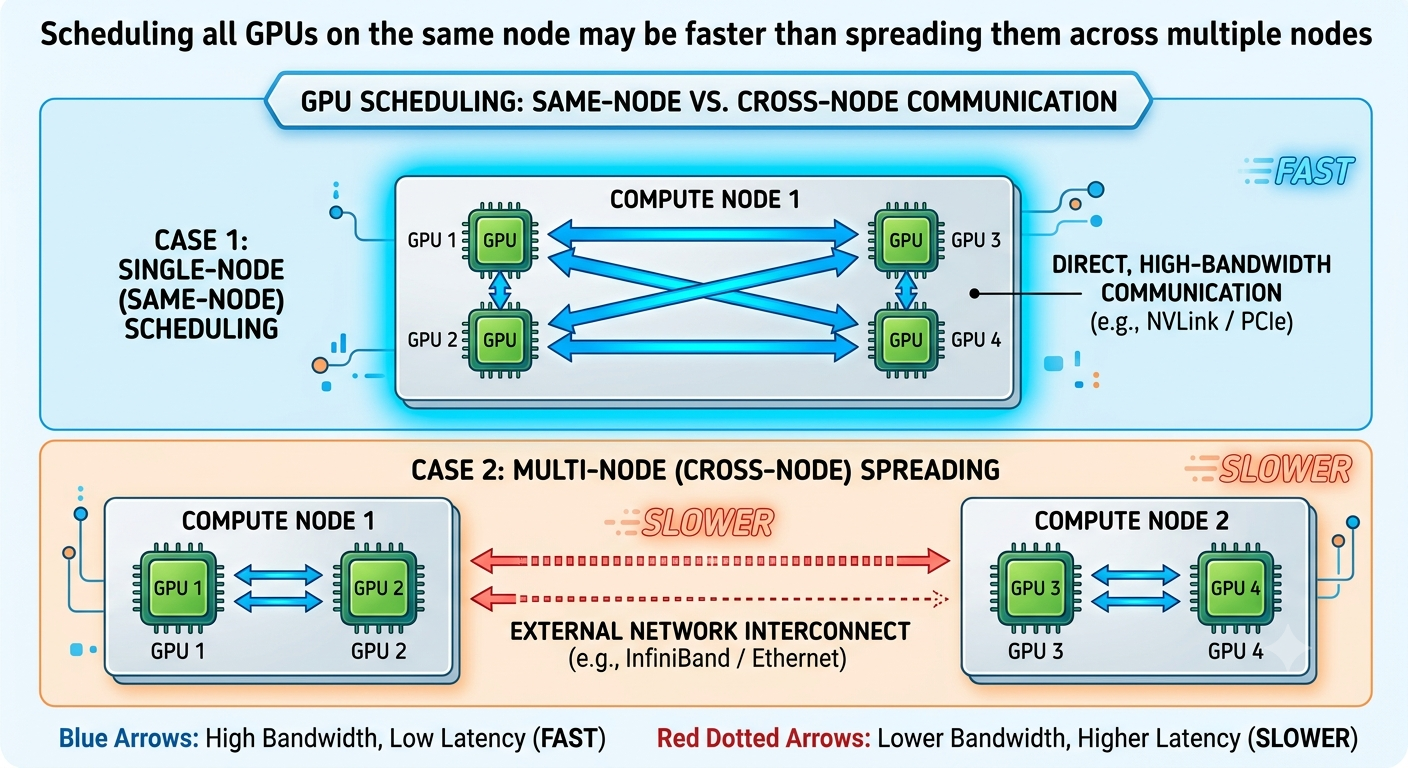 IMAGE: Same-node GPUs vs cross-node GPUs communication
